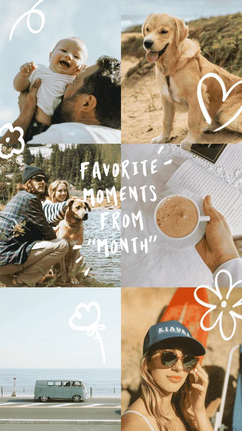 PicCollage collage template 5
