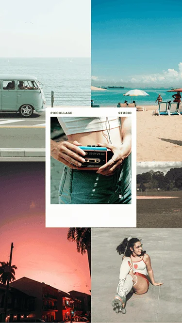 PicCollage collage template 1