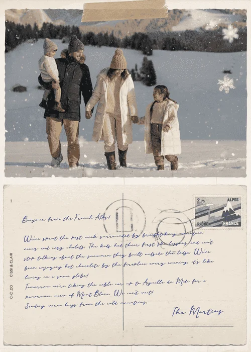 A collage made in PicCollage โ Holiday Cards That Wow