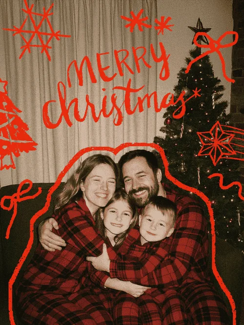 A collage made in PicCollage โ Holiday Cards That Wow