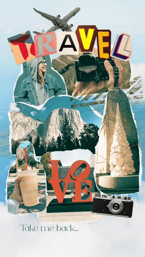 A collage made in PicCollage โ Digital Scrapbooks Made Easy